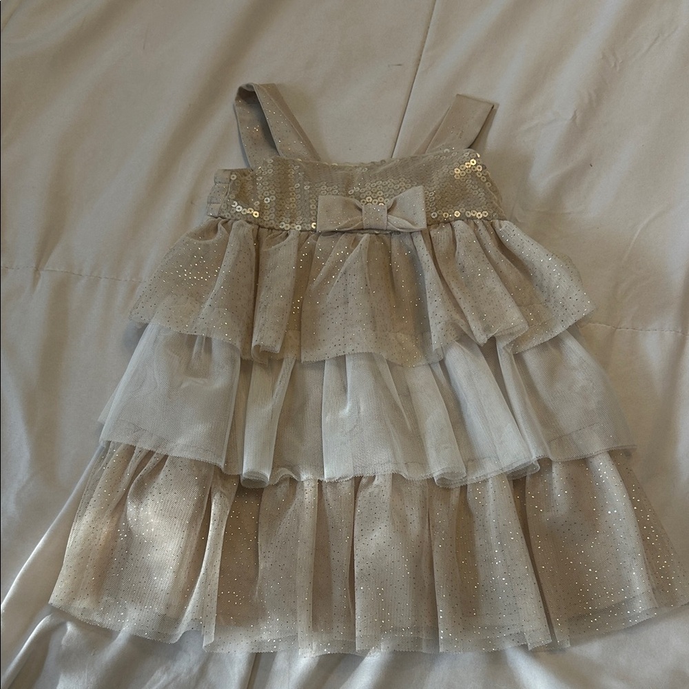 Cherokee Beige Elastic Waistband Skirt